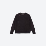 Sicbug‑series Stripe Drop-stitch Crew Neck Knit Top